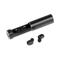 Наушники беспроводные VBT 1.16, TWS, вакуумные, Bluetooth 5.0, 40/250 мАч, с фонариком, чёрные