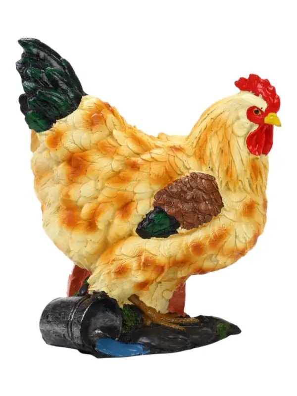 Садовая фигура из полистоуна &laquo;Курица&raquo;, 22&times;13&times;25.5 см