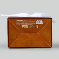 Коробка подарочная новогодняя складная &laquo;Пряничный домик&raquo;, 15&times;18&times;10 см