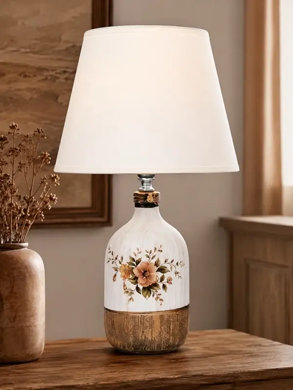 Лампа настольная RISALUX &laquo;Синди&raquo;, Е14, 40 Вт, 22.5&times;22.5&times;37 см