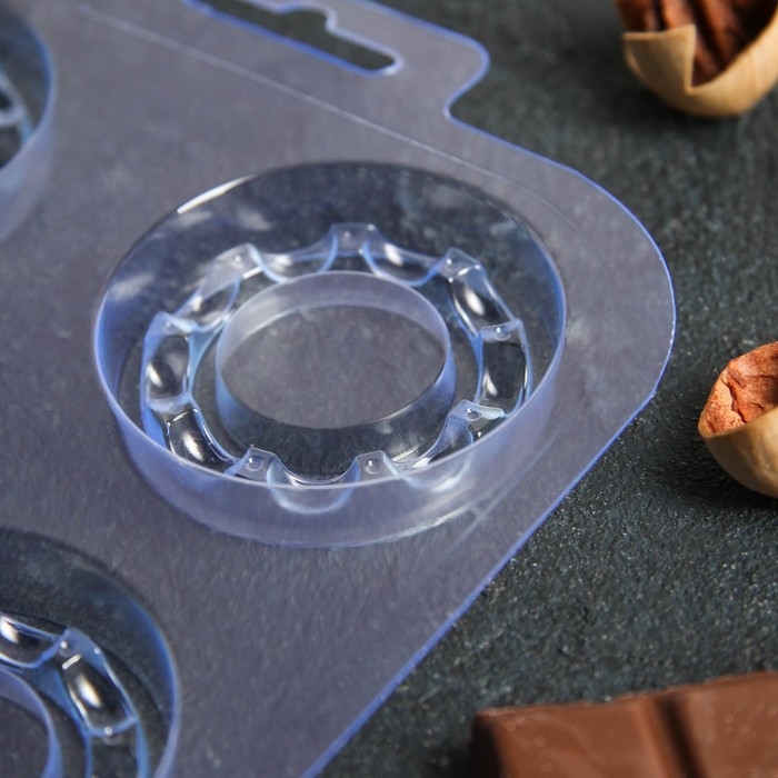 Форма для шоколада и конфет «Подшипник мини», пластик, прозрачная Форма для шоколада и конфет «Подшипник мини», пластик, прозрачная