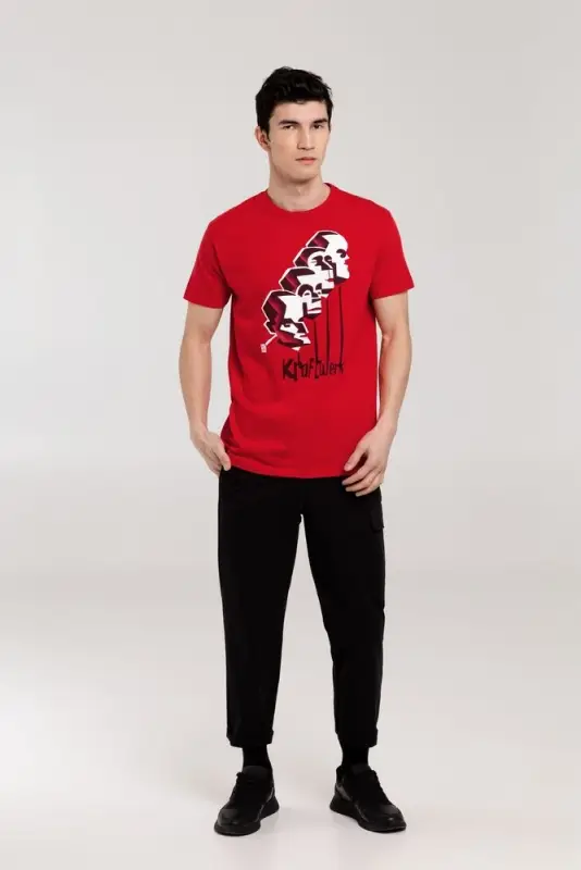 Футболка «Меламед. Kraftwerk», красная, размер S Футболка «Меламед. Kraftwerk», красная, размер S