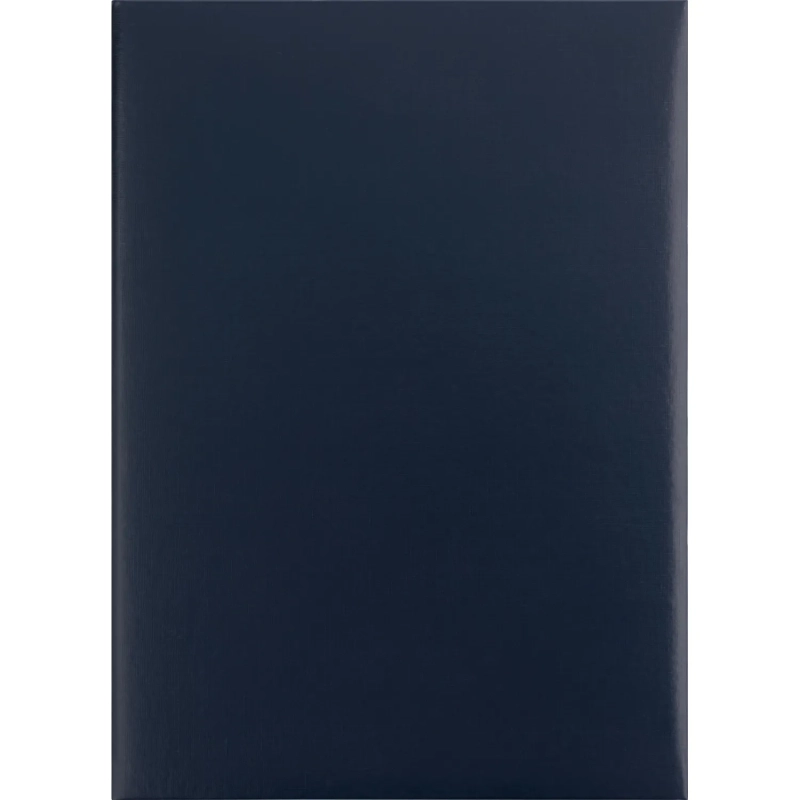 Папка адресная без тиснения бумвинил с поролоном синяя