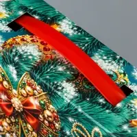 Подарочная коробка новогодняя "МалаХит" 25 х 5 х 15 см