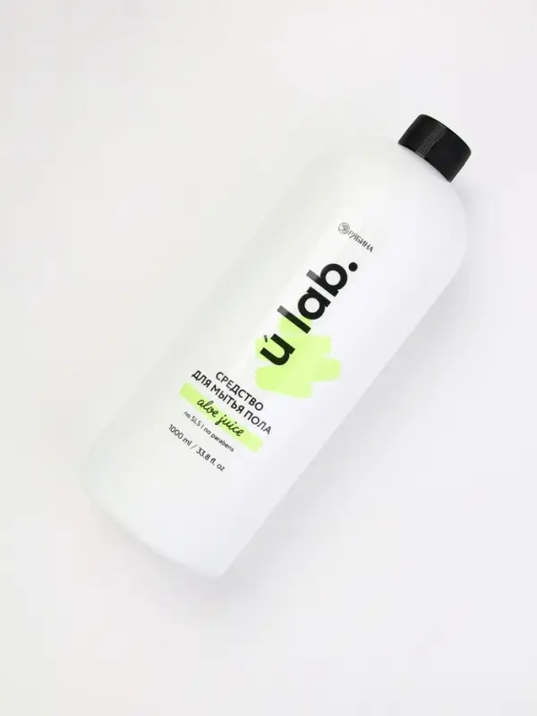 Средство для мытья пола, аромат мякоть алоэ, 1000 мл, ULAB Средство для мытья пола, аромат мякоть алоэ, 1000 мл, ULAB