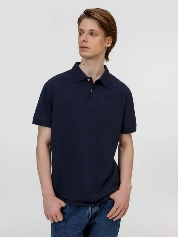 Рубашка поло унисекс Pacific, кобальт (темно-синяя), размер L