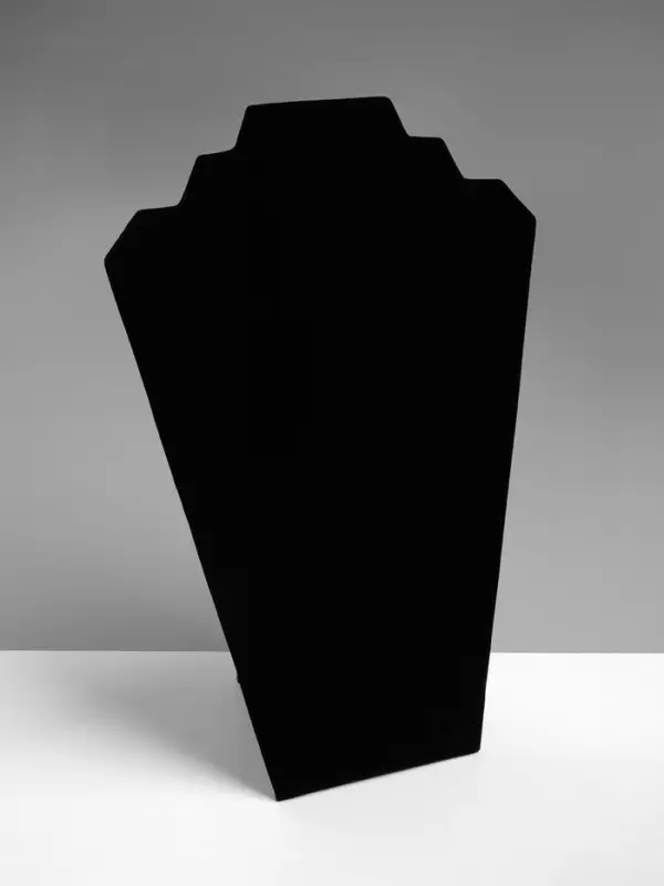 Бюст для украшений QF, 21&times;11&times;31 см, h=31 см, чёрный