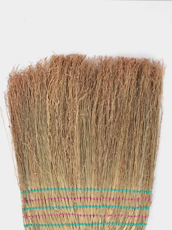 Веник узбекский из сорго 5-ти прошивной 4-х лучевой, ручная работа, 90-95 см