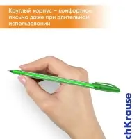 Ручка шариковая ErichKrause Cocktail, игольчатый узел 0.7 мм, синяя, МИКС