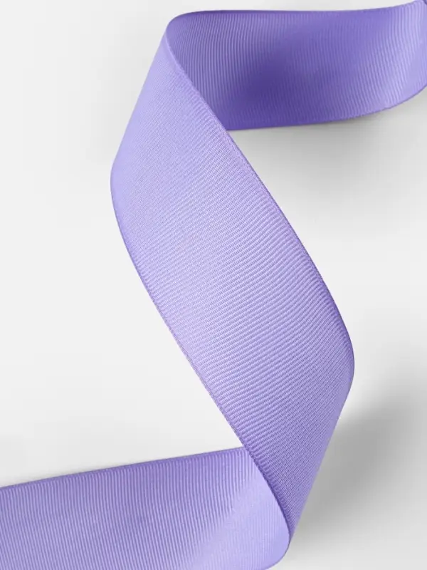 Лента репсовая, 40 мм, 23&plusmn;1 м, сиреневая №21