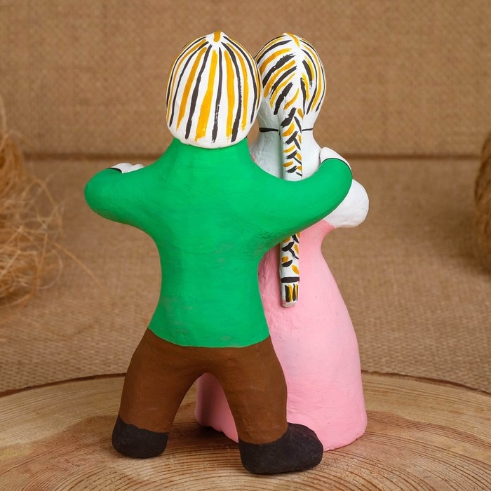 Сувенир «Парочка», 8×10×14 см, каргопольская игрушка, микс Сувенир «Парочка», 8×10×14 см, каргопольская игрушка, микс