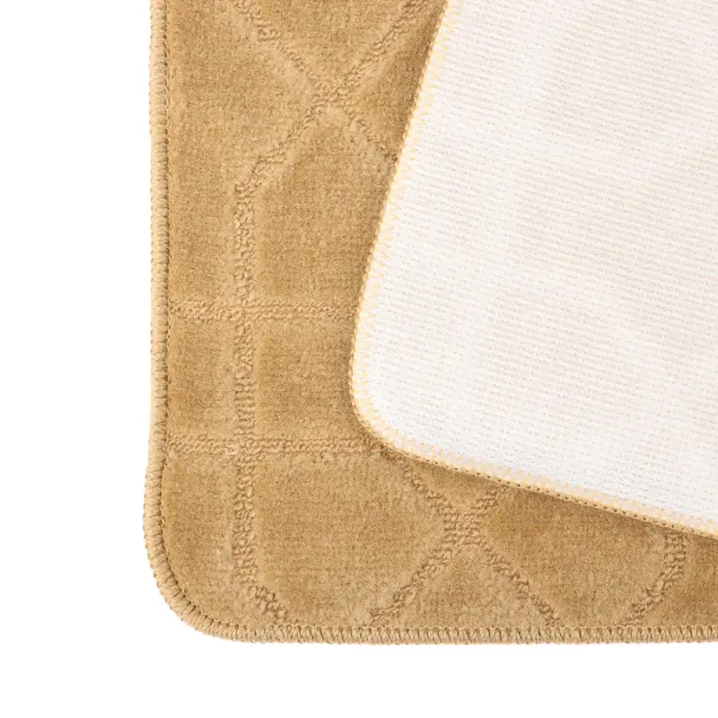 Набор ковриков для ванной и туалета тм VETTA Геометрия, 50x80см + 50x40см, полиэстер, 3 цвета