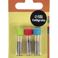 Грифели для циркуля Calligrata 3 футлярчика, в 1 футлярчике 4 грифеля, блистер
