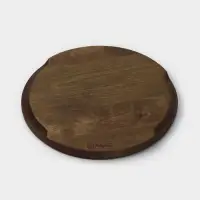 Блюдо для пиццы Adelica, d=25&times;1.8 см, дерево, массив берёзы, пропитано маслом