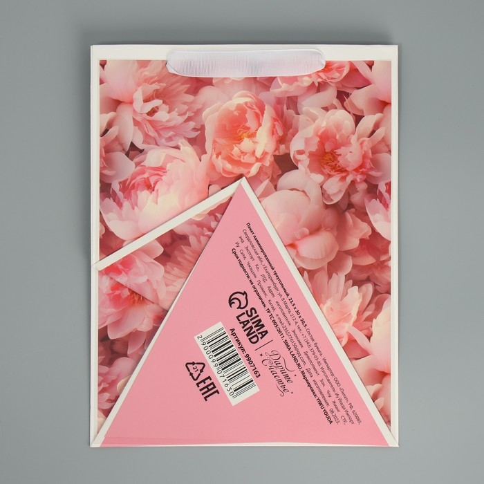 Пакет подарочный для цветов треугольный, упаковка, «Расцветай», 23,5 х 30 х 20,5 см Пакет подарочный для цветов треугольный, упаковка, «Расцветай», 23,5 х 30 х 20,5 см