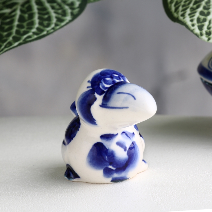 Сувенир «Ворона», 4,5 см, гжель Сувенир «Ворона», 4,5 см, гжель