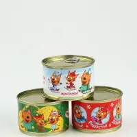 Монпансье в консервной банке &laquo;Три кота Новый год&raquo; 3 шт.