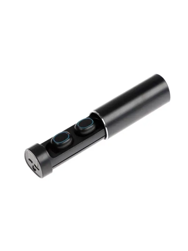 Наушники беспроводные VBT 1.16, TWS, вакуумные, Bluetooth 5.0, 40/250 мАч, с фонариком, чёрные