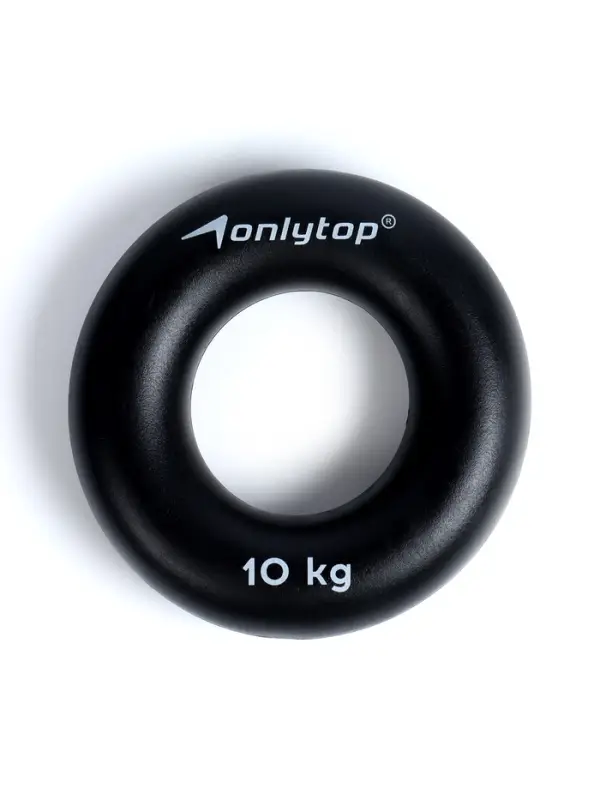 Эспандер кистевой ONLYTOP, 10 кг, цвет чёрный