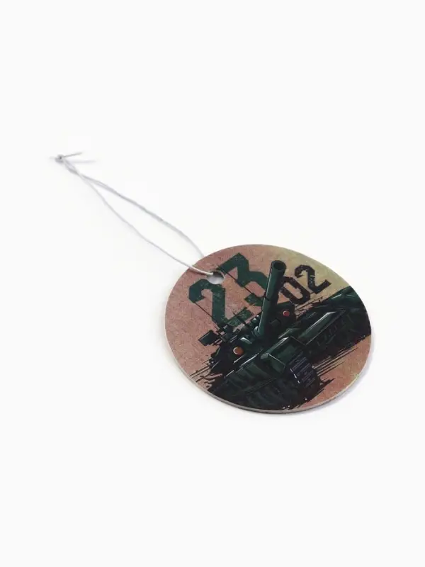 Ароматизатор в машину бумажный «Танк. 23 февраля», цитрус, 7.5×16.5 см Ароматизатор в машину бумажный «Танк. 23 февраля», цитрус, 7.5×16.5 см