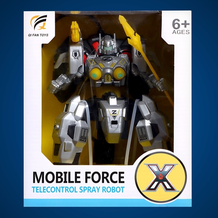 Робот радиоуправляемый «Киборг», световые и дымовые эффекты, работает от батареек Робот радиоуправляемый «Киборг», световые и дымовые эффекты, работает от батареек