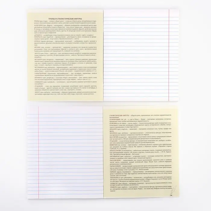 Тетради предметные, 48 л., набор из 10 шт., блок №1, уф лак, матовая ламинация &laquo;Яркий&raquo;