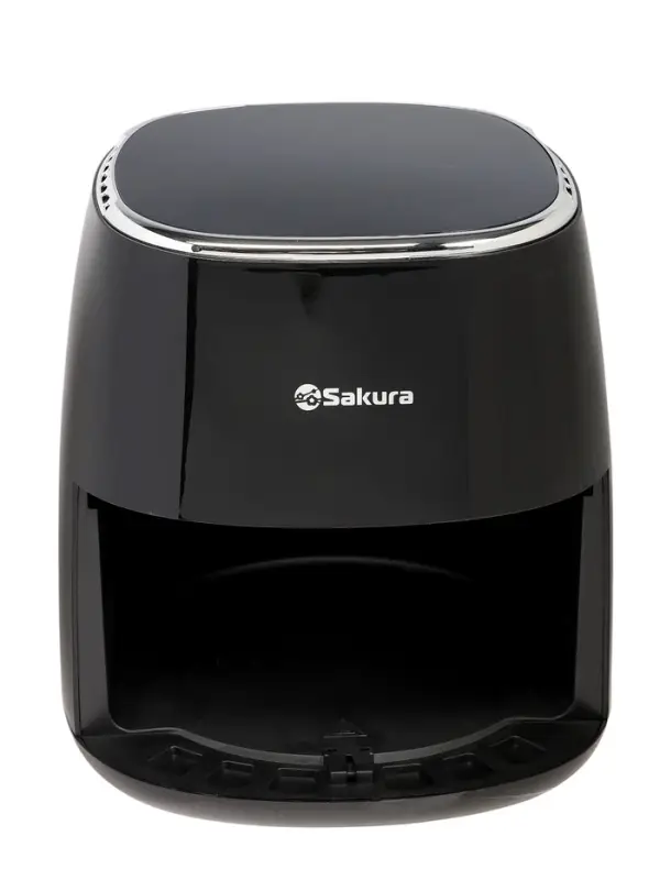 Аэрогриль Sakura SA-7684BK, 5 л, 1500 Вт, 8 программ, сенсорное управление, таймер, чёрный