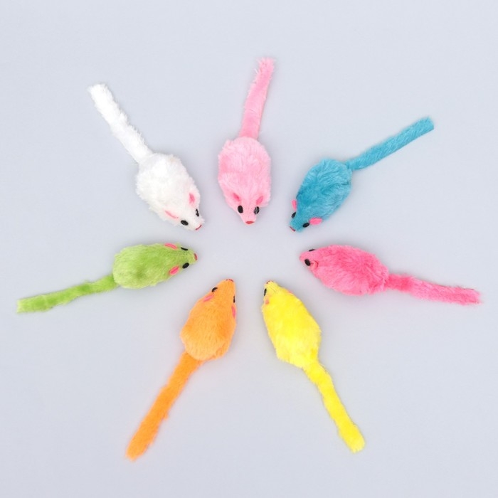 Игрушка для кошек  Игрушка для кошек "Малая мышь" 6 см, с кошачьей мятой внутри