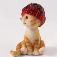 Фигурка новогодняя &laquo;Рыжий котик&raquo;, 7 см, полистоун