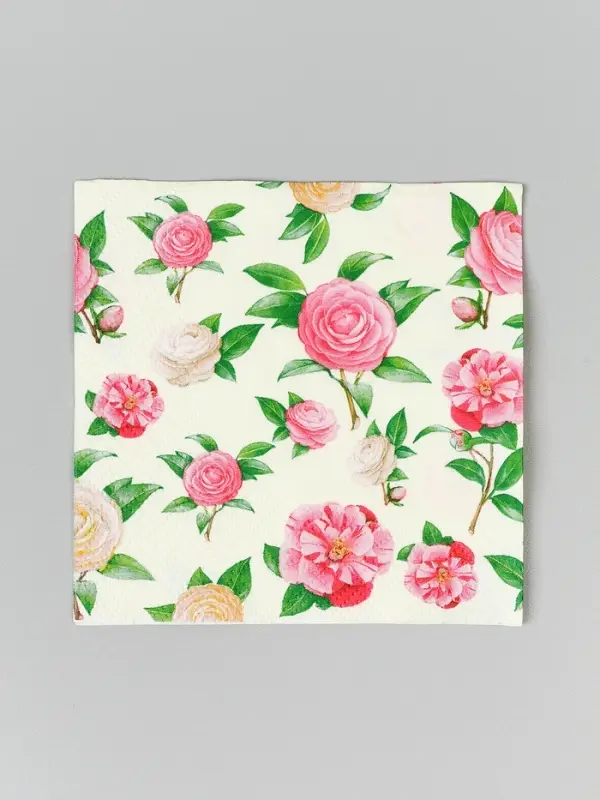 Нежные розы, Салф. Bouquet de Luxe 24х24 3 слоя 25л /15, шт Нежные розы, Салф. Bouquet de Luxe 24х24 3 слоя 25л /15, шт