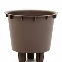 Кашпо со вставкой 1,9 л d18 см h16,5 см РАМОНА серый