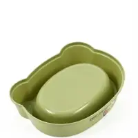 Миска &laquo;Мишка&raquo;, 600 мл, 24 см, фигурная, зелёная