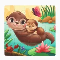 Магнитные пазлы для малышей &laquo;Мамы и малыши&raquo;, книга 3 в 1, Крошка Я