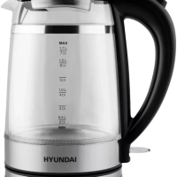 Чайник HYK-G3036 1,7л 2200Вт черный (стекло)