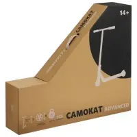 Самокат трюковой GRAFFITI Advanced 24, колёса PU 100 мм, SCS компрессия, ABEC 9 Chrome, чёрный