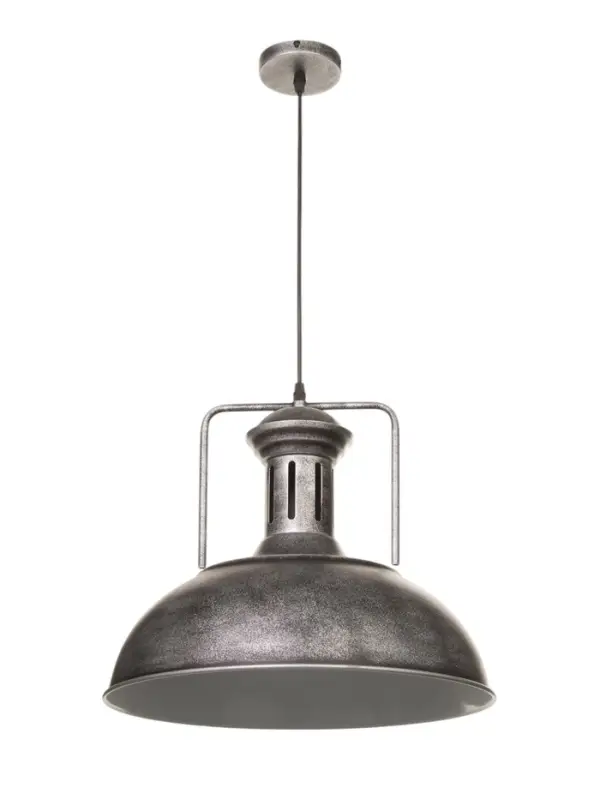 Светильник подвесной BayerLux William, 1&times;40 Вт, Е27, чёрно-серебристый, 40&times;40&times;35-100 см