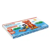 Пластилин Calligrata kids, 24 цвета, 480 г