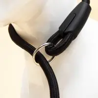 Ринговка для собак, 130&times;0.8 см, чёрная
