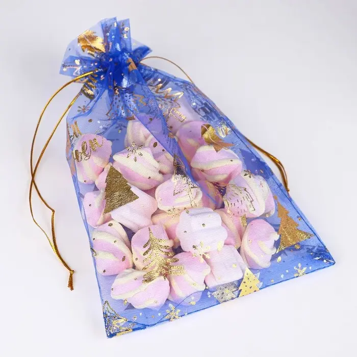 Мешочек подарочный органза «С новым счастьем», 16 х 24 см +/- 1.5 см Мешочек подарочный органза «С новым счастьем», 16 х 24 см +/- 1.5 см