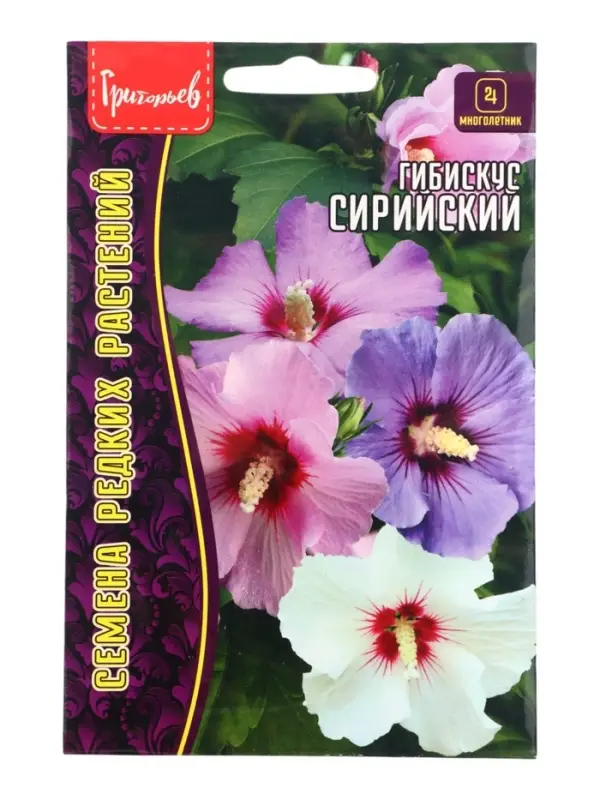 Семена цветов Гибискус Сирийский 7 шт. 12.29 г.
