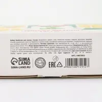 Бомбочки для ванны в домике «Медведь», набор 6 шт х 40 г, URAL LAB