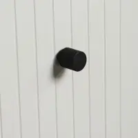 Ручка-кнопка CAPPIO PK330, d=30 мм, цвет черный, 8 шт.