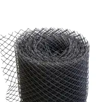 Сетка садовая, 1&times;20 м, ячейка ромб 15&times;15 мм, пластиковая, серая, Greengo, в рулоне