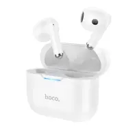 Наушники беспроводные Hoco EW34, TWS, вкладыши, Bluetooth 5.3, 30/250 мАч, белые