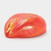 Чаша из кокоса, 19&times;22&times;10 см, красно-золотая