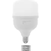 Лампа светодиодная VKL electric, бочка, 40 Вт, E27, переходник Е40, 3800 Лм, 6500K, IP20, 100&times;159мм,