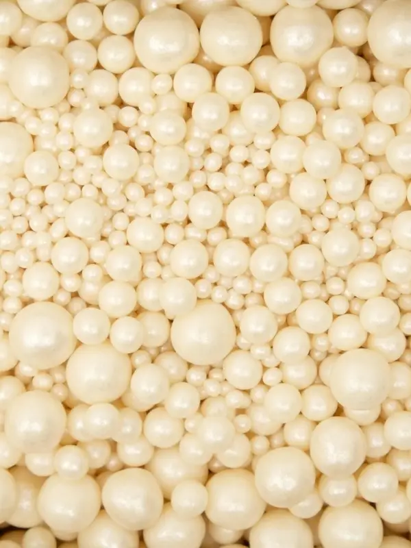 Кондитерская посыпка с мягким центром &laquo;Жемчуг&raquo;, серебро, 1.5 кг