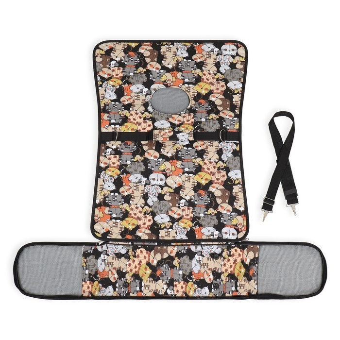 Сумка-переноска каркасная  Сумка-переноска каркасная "Кошки", размер M, 40 х 21 х 27 см