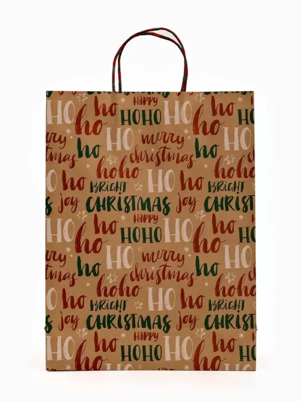 Набор подарочных пакетов &laquo;Новогодний&raquo;, 3 шт,  25&times;4&times;30.5 см, 30&times;40&times;11,5 см, 18&times;23&times;10 см