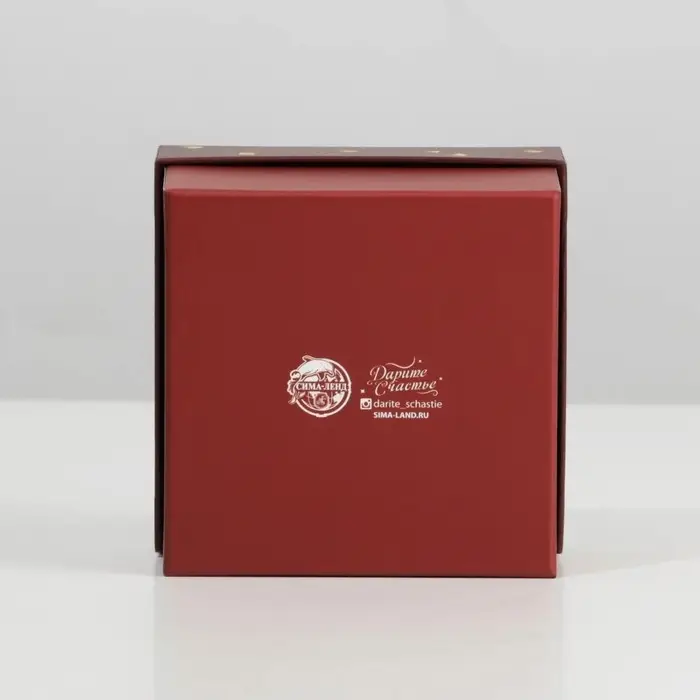 Коробка подарочная «Новогодний», 10.2 х 10.2 х 6 см, Новый год